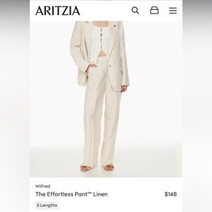 Wilfred Effortless linen pants NEW